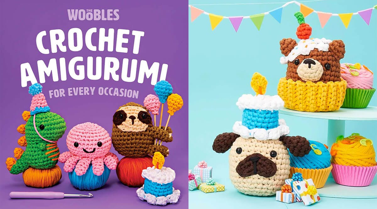 The Woobles Crochet Kit and Book - Clint the Cactus 