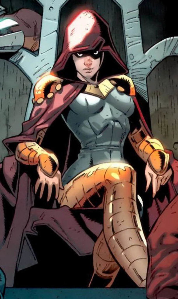 Marvel superhero Bella Donna Boudreaux aka Belladonna