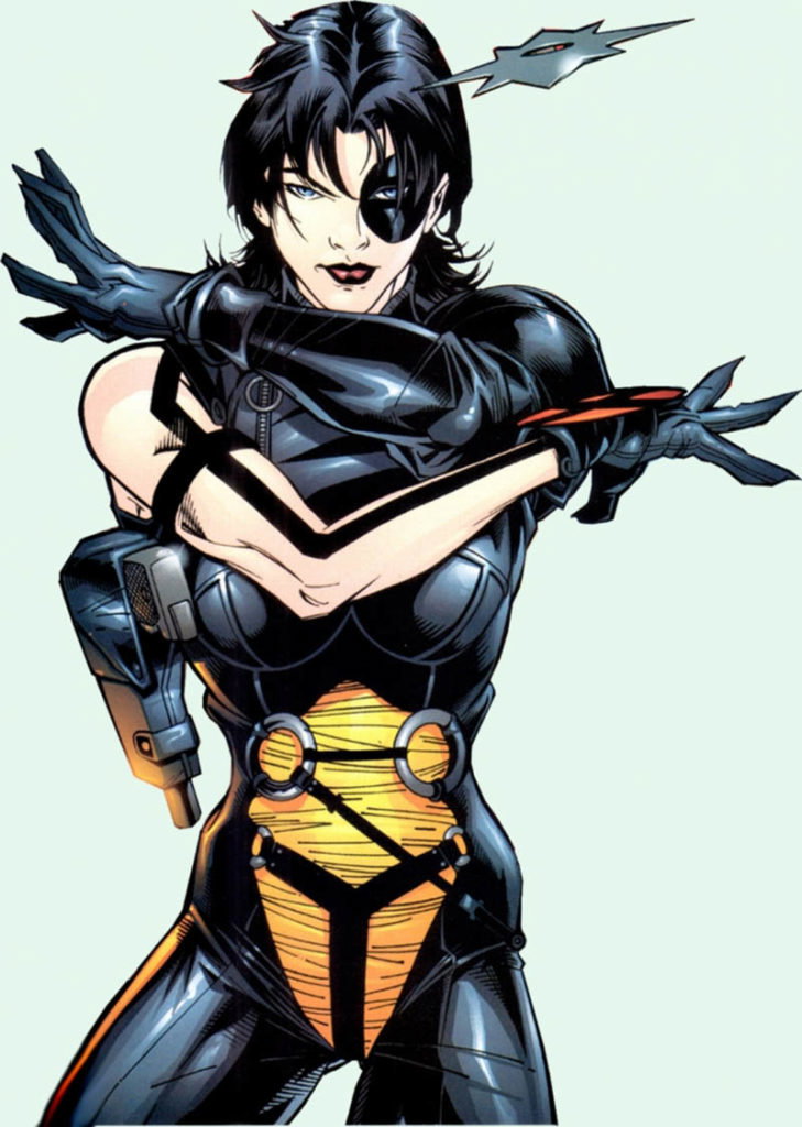 Marvel superhero Neena Thurman aka Domino