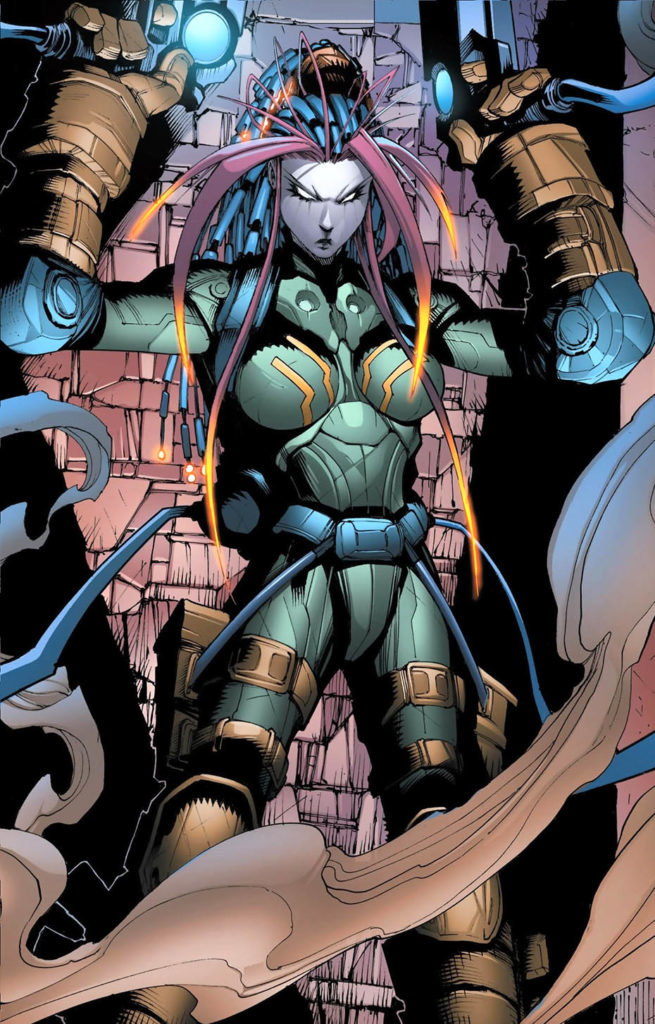 Marvel superhero Nicholette Gold aka Nikki