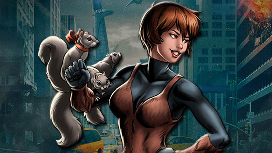 Marvel superhero Doreen Green aka Squirrel Girl